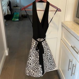 Diane von Furstenberg wrap dress.